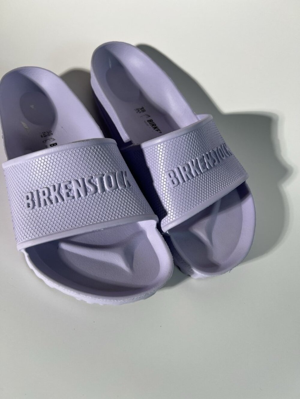 Birkenstock Barbados Purple Fog EVA Size 38 / Sz7 - Picture 11 of 14